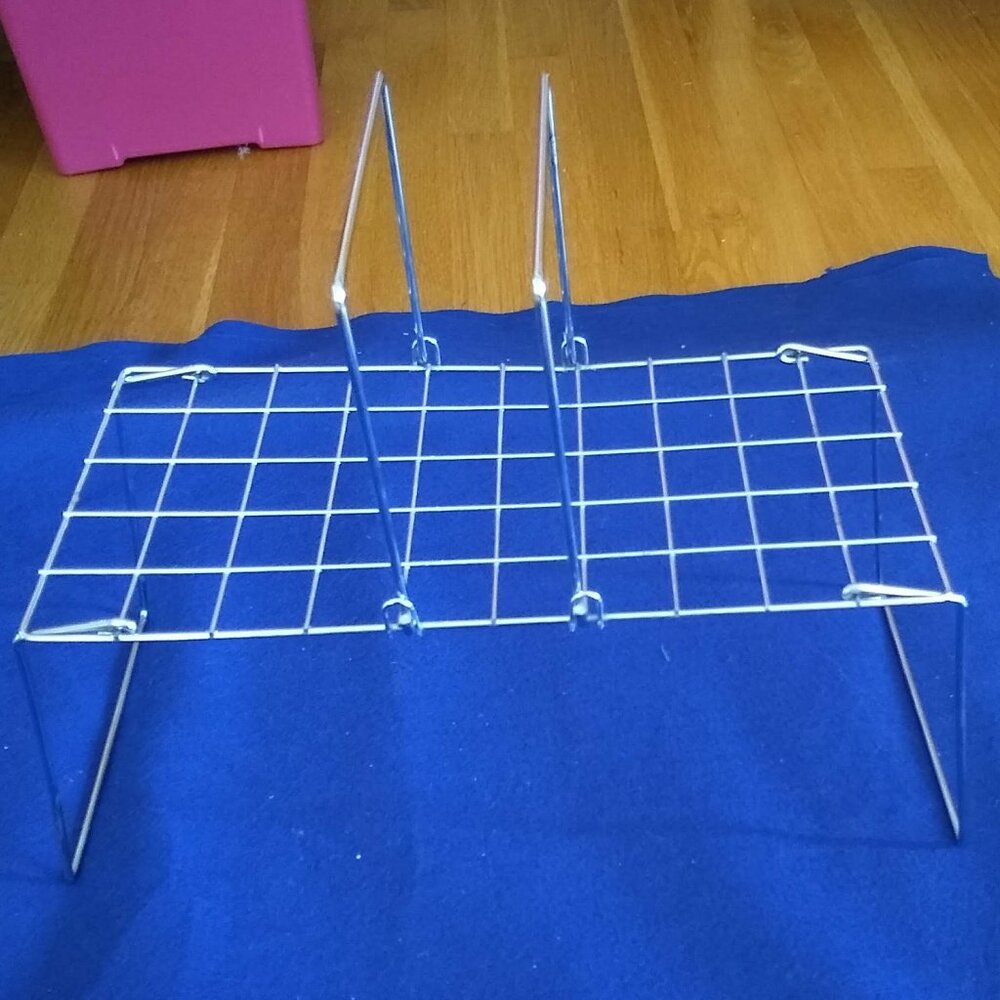 Metal square Rack Holder 14" x 7" x 6.5" New